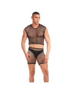 Ensemble de Lingerie Rainbow Party Noir L/XL