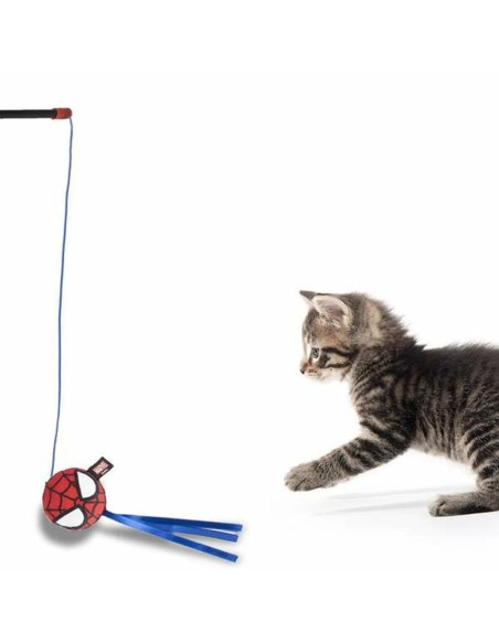 Jouet pour chats Spider-Man Rouge 3,0 x 7,0 x 46,0 cm Plastique