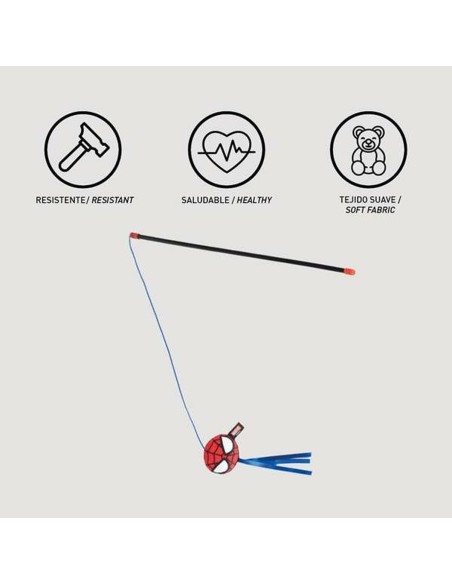 Jouet pour chats Spider-Man Rouge 3,0 x 7,0 x 46,0 cm Plastique