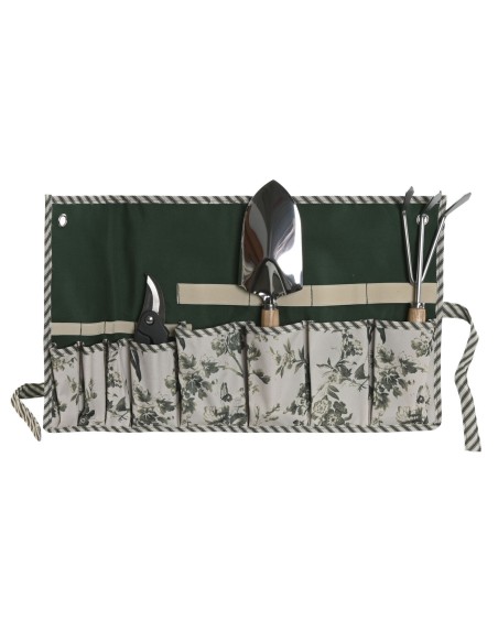 Porte-outil Home ESPRIT Jardin Ruban Blanc Vert 54 x 29 x 6 cm