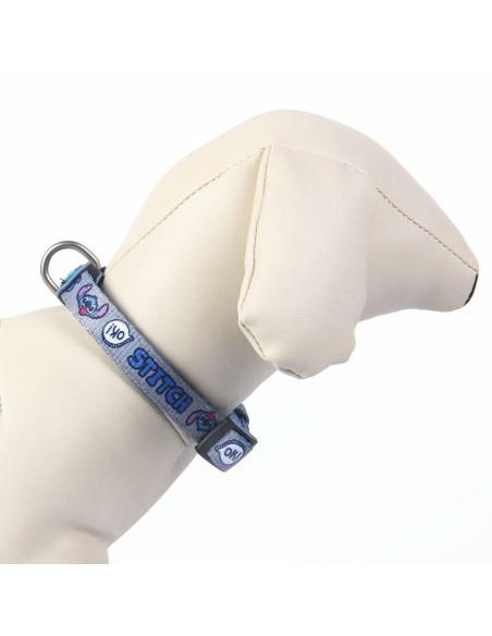 Collier pour Chien Stitch Bleu foncé