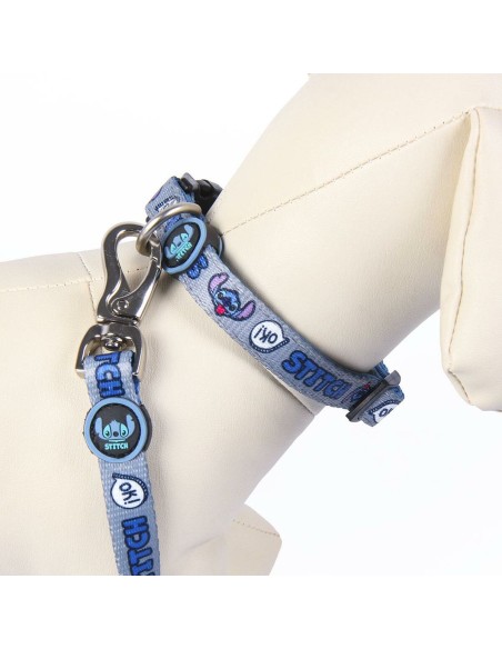 Collier pour Chien Stitch Bleu foncé