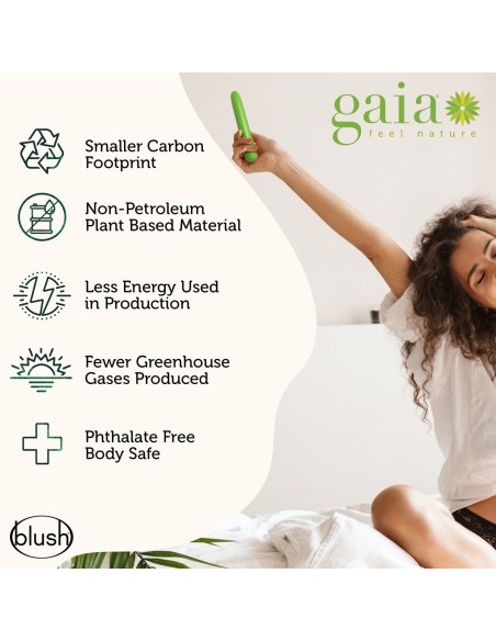 Vibromasseur à boules Blush Gaia Vert