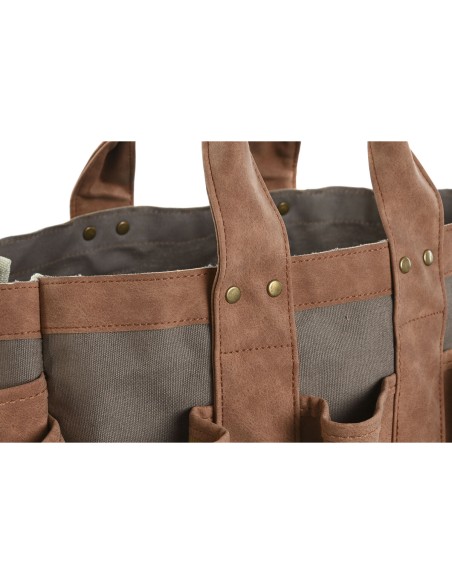 Porte-outil Home ESPRIT Sac Jardin Marron 47 x 18 x 27 cm