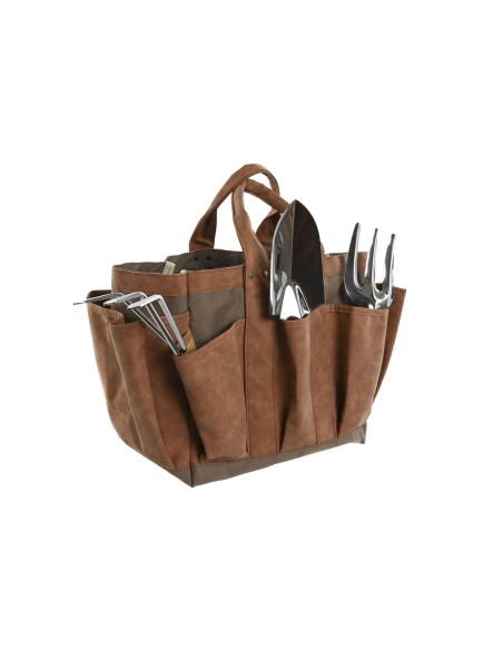 Porte-outil Home ESPRIT Sac Jardin Marron 47 x 18 x 27 cm