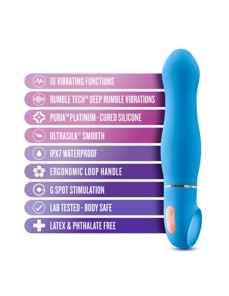 Vibromasseur Blush Aria Bleu