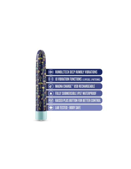 Vibromasseur à boules Blush Limited Addiction Bleu