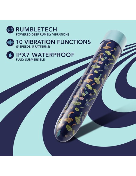 Vibromasseur à boules Blush Limited Addiction Bleu