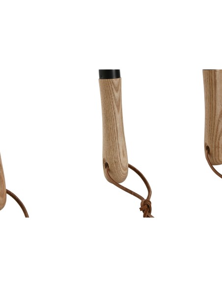 Kit d'outils de jardin Home ESPRIT 3 Pièces Marron Noir Acier