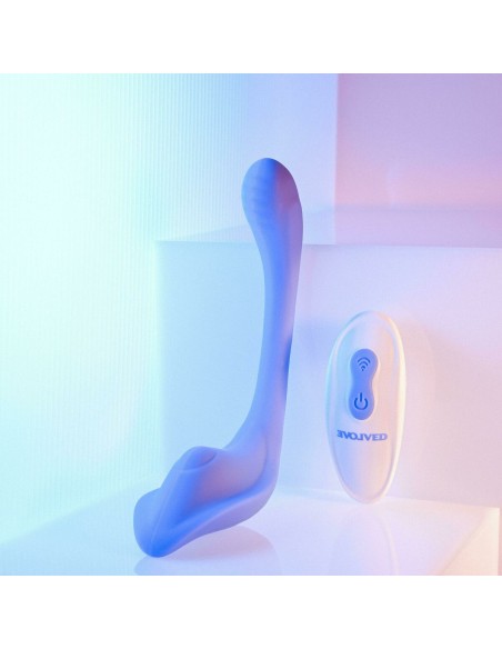 Vibration de Stimulation Double Evolved Violet