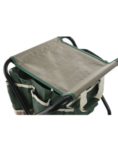 Kit d'outils de jardin Home ESPRIT Noir Vert Argenté Naturel Polyester Aluminium 7 Pièces 2