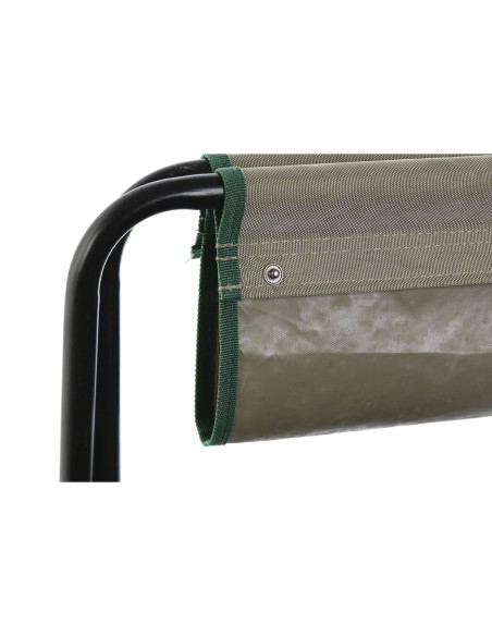 Kit d'outils de jardin Home ESPRIT Noir Vert Argenté Naturel Polyester Aluminium 7 Pièces