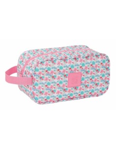 Range-Chaussures de Voyage Moos Flores Multicouleur 29 x 15 x 14 cm
