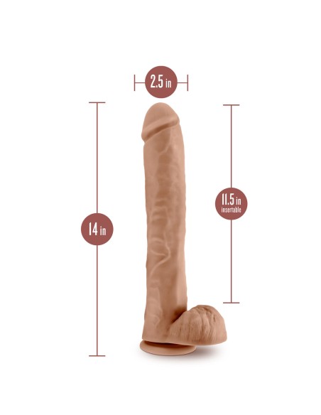 Gode réaliste Blush Au Naturel TPE Ø 6,3 cm