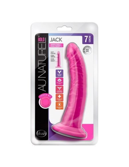 Gode réaliste Blush Au Naturel TPE Ø 3,4 cm (17,7 cm)