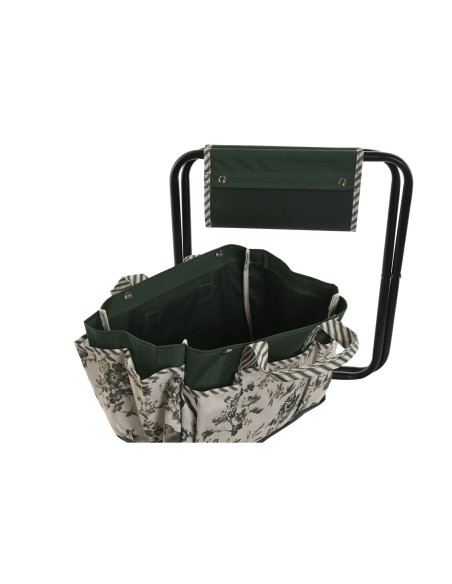 Kit d'outils de jardin Home ESPRIT Blanc Vert Polyester Aluminium 7 Pièces