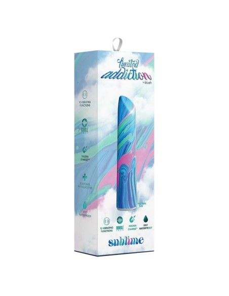 Vibromasseur à boules Blush Limited Addiction Multicouleur