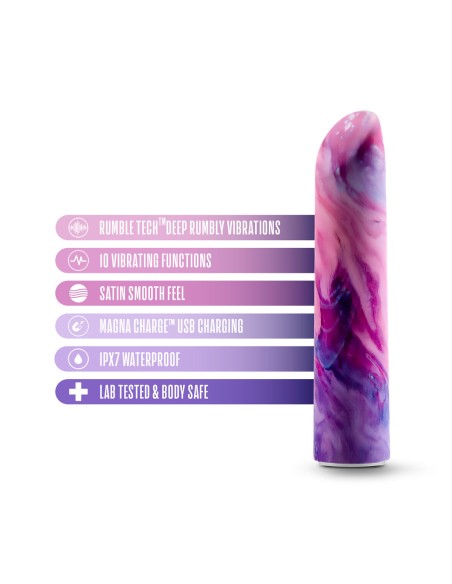 Vibromasseur à boules Blush Limited Addiction Multicouleur