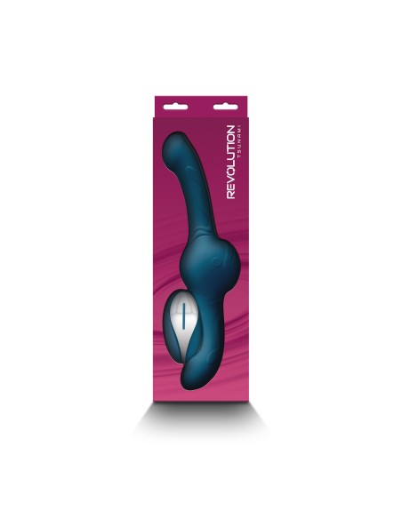 Masseur Double Pénétration NS Novelties Revolution Bleu