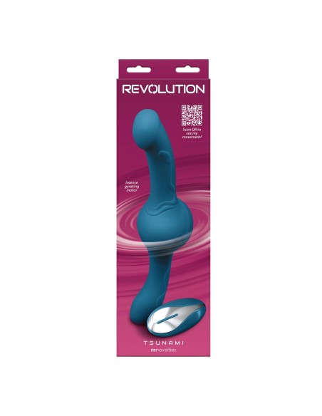 Masseur Double Pénétration NS Novelties Revolution Bleu