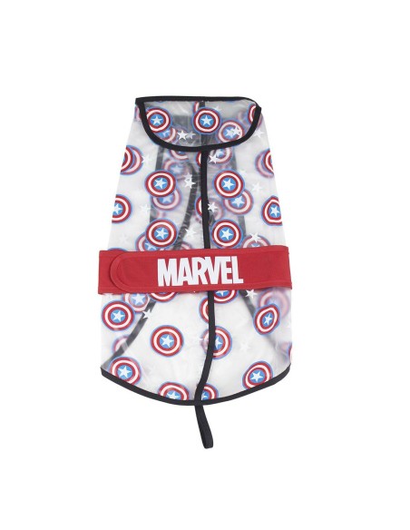 Imperméable pour Chien The Avengers Rouge Transparent M