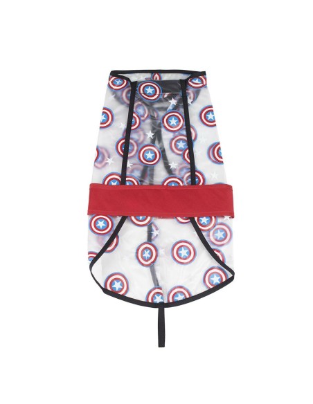 Imperméable pour Chien The Avengers Rouge Transparent M