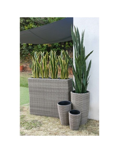 Cache-pot Home ESPRIT polypropylène Rotin 83 x 22 x 65 cm