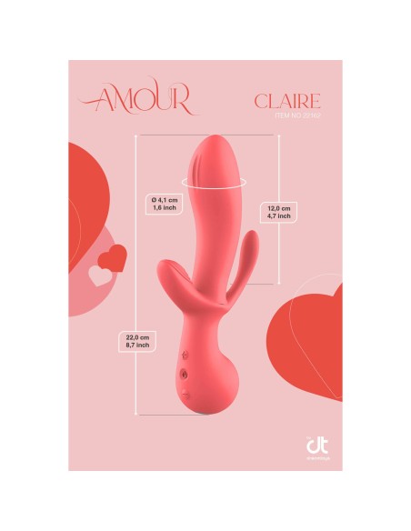 Vibromasseur classique Dream Toys Amour Triple Pleasure Rose