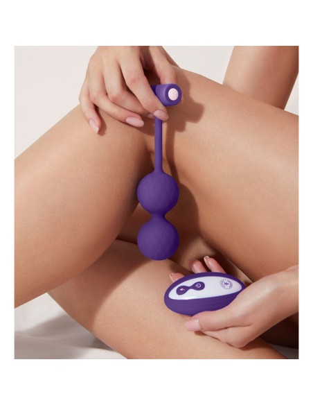 Vibromasseur à boules FemmeFunn Violet