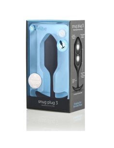 Plug Anal B-Vibe SNUG PLUG 3 Noir