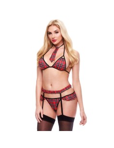 Costume Érotique Teacher’s Pet School Girl Rouge M/L