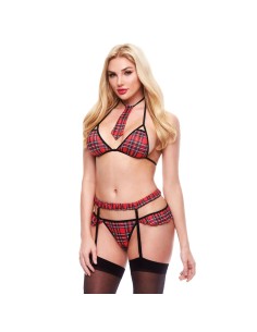 Costume Érotique Teacher’s Pet School Girl Rouge M/L 2