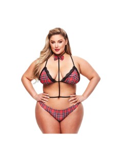 Costume Érotique Teacher’s Pet School Girl Multicouleur Queen size