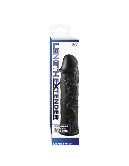 Manchon de pénis NMC Length extender Noir Ø 5 cm