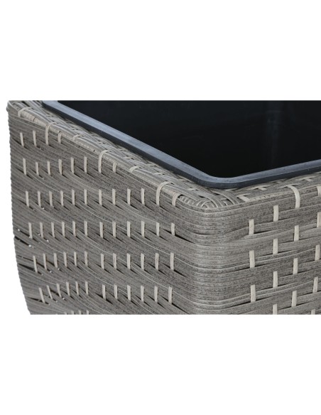 Set de pots de fleurs Home ESPRIT polypropylène Rotin 40 x 40 x 36 cm