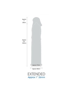 Manchon de pénis NMC Length extender Bleu Ø 4,6 cm 2