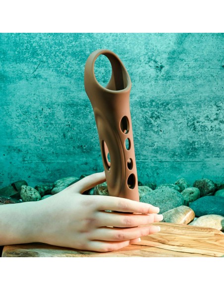 Manchon de pénis Zero Tolerance Marron Ø 4,1 cm