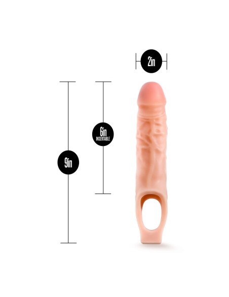 Manchon de pénis Blush Performance Viande Ø 4,8 cm 16,5 cm
