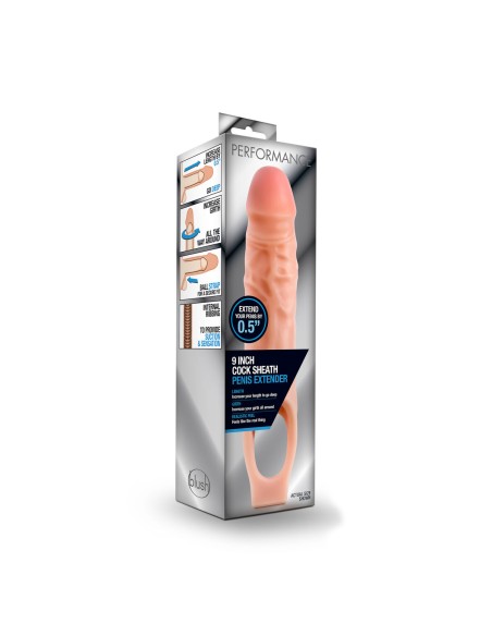 Manchon de pénis Blush Performance Viande Ø 4,8 cm 16,5 cm