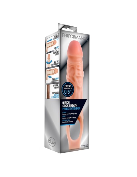 Manchon de pénis Blush Performance Viande Ø 4,8 cm 16,5 cm