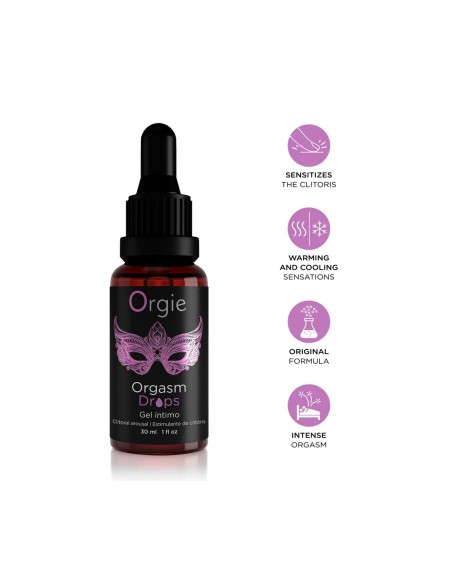 Gel Stimulant Orgie Orgasm Drops 30 ml