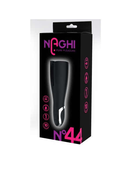 Manchon de pénis Naghi Noir Ø 6,5 cm