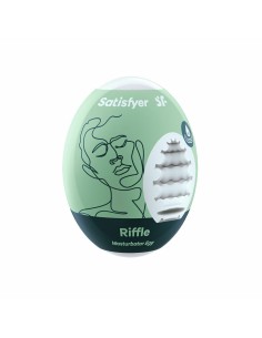 Œuf Masturbateur Satisfyer Riffle Vert