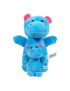Jouet pour chien en peluche Gloria Nomana 10 cm Hippopotame