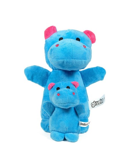 Jouet pour chien en peluche Gloria Nomana 10 cm Hippopotame