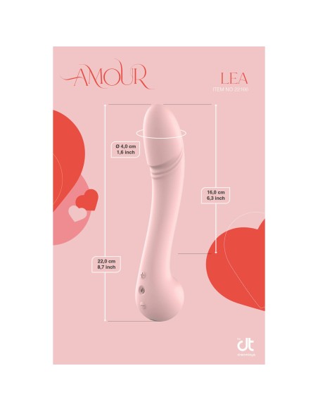 Vibromasseur classique Dream Toys Amour Flexible Rose