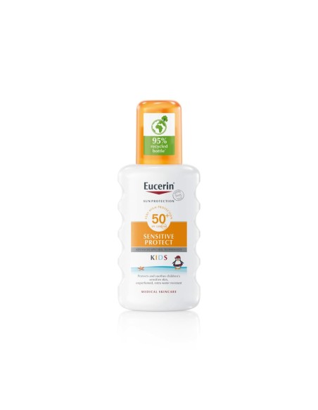 Crème Solaire pour le Corps en Spray Eucerin SENSITIVE PROTECT KIDS Spf 50+ 200 ml