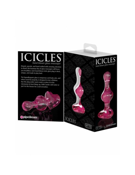 Plug Anal Pipedream Icicles Rose