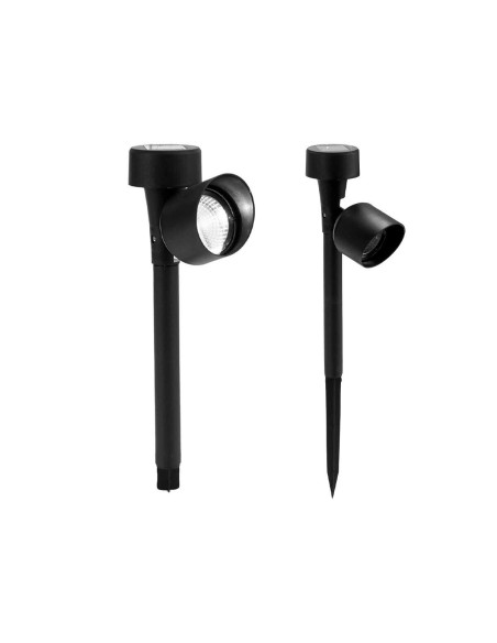 Lampe solaire Ibergarden BH18057 Noir 12 x 26 x 5,5 cm (24 Unités)