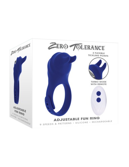 Anneau Pénis Zero Tolerance Zero Tolerance Bleu